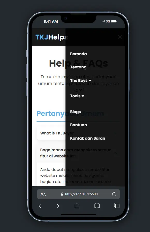 Website Navigation